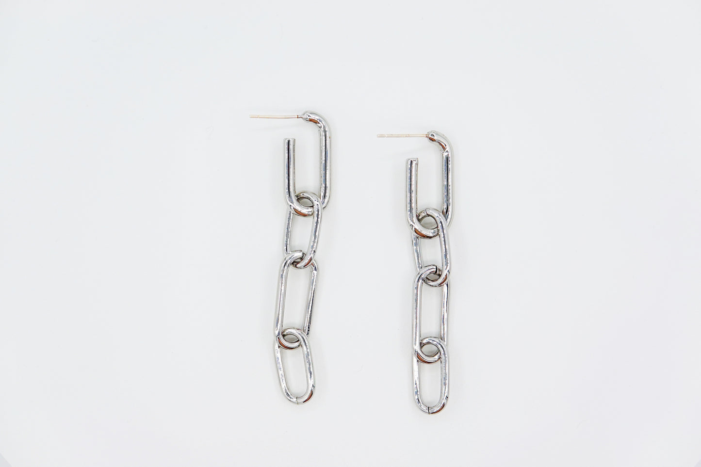 Paper Clip Drop Earrings