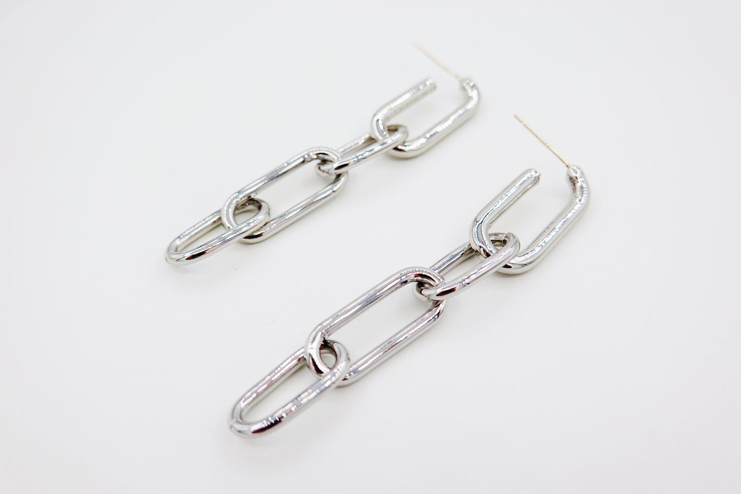 Paper Clip Drop Earrings