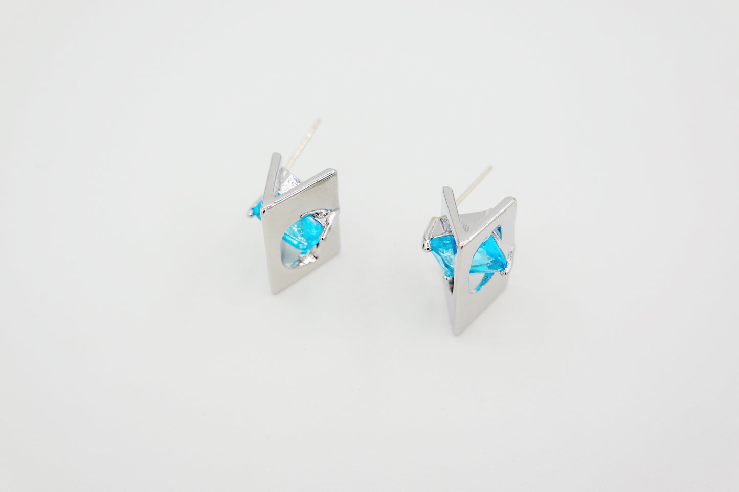 An Open Book Stud Earrings