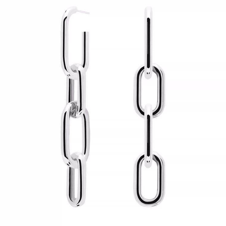 Paper Clip Drop Earrings