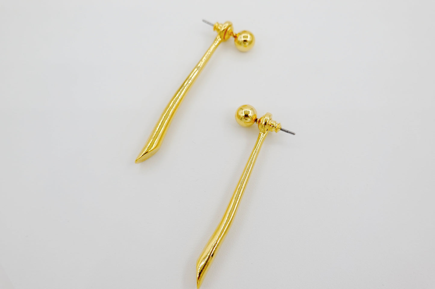 Icy Drop Earrings Gold