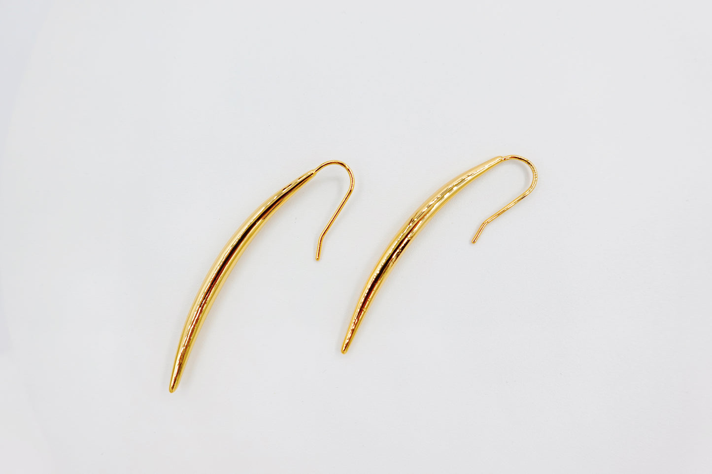 Gold Wheat Hook Earrings