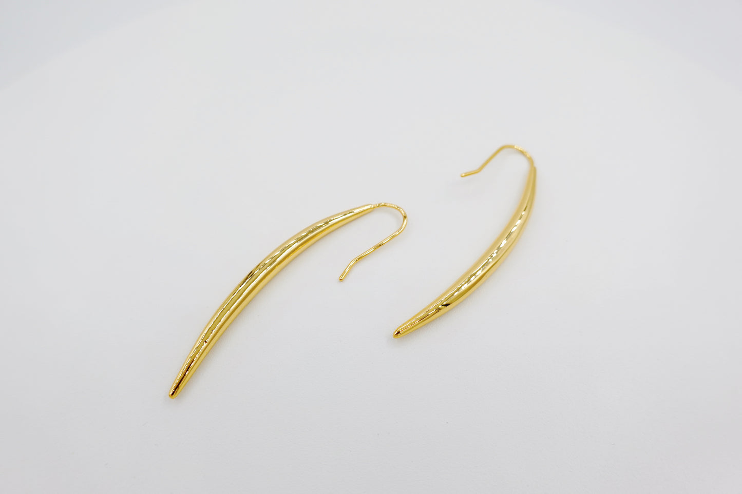 Gold Wheat Hook Earrings