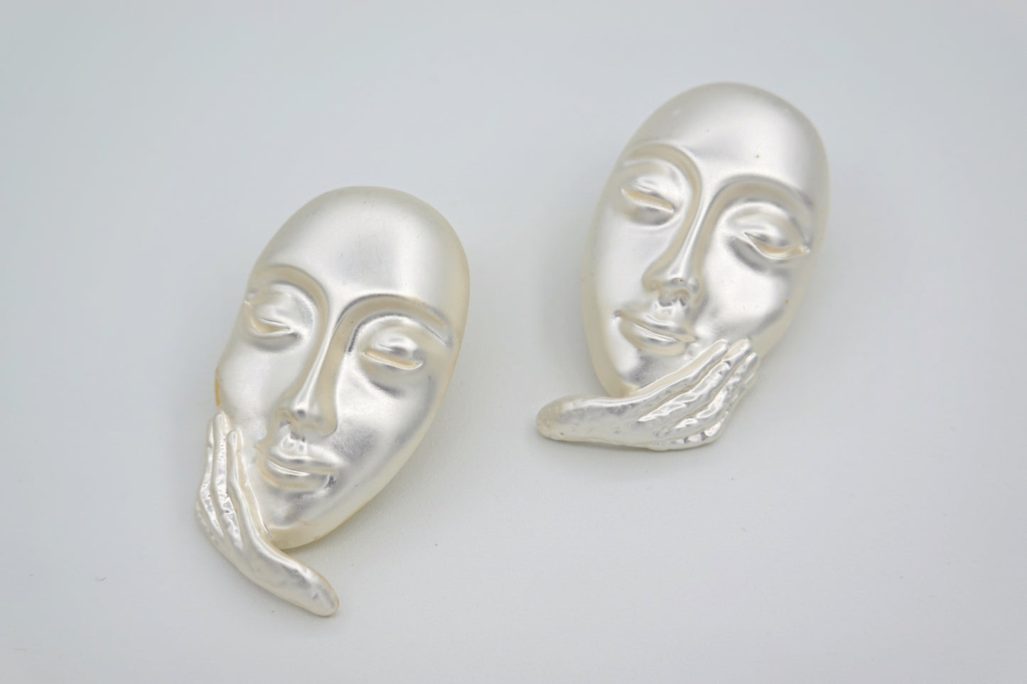 The Big Thinker Gold Stud Earrings