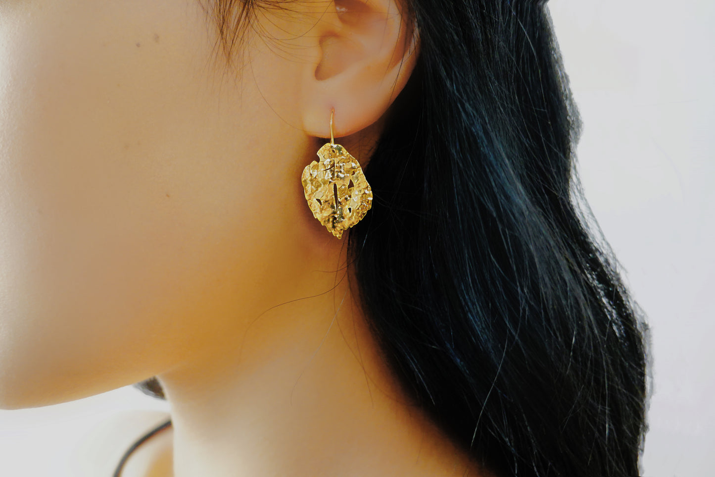 Leafy Hook Earrings