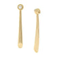 Icy Drop Earrings Gold