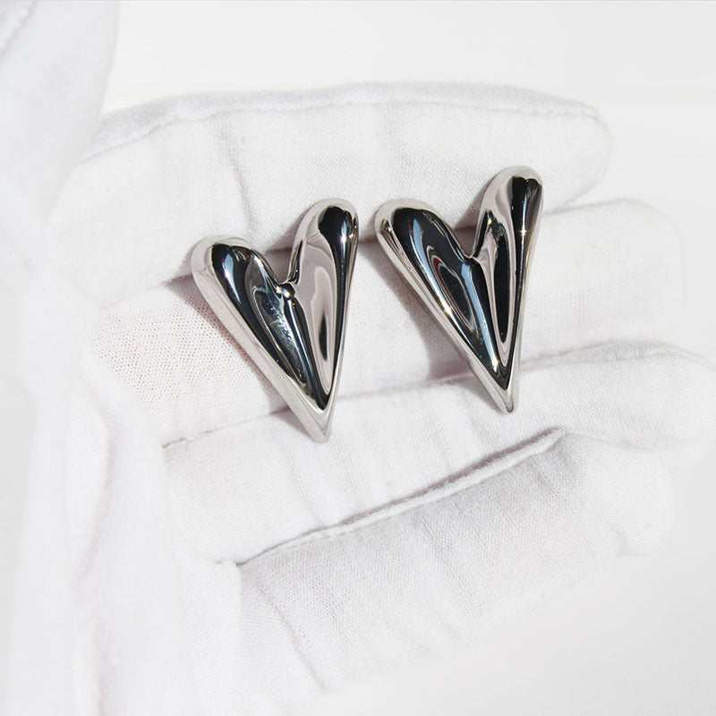 Pop Heart Stud Earrings