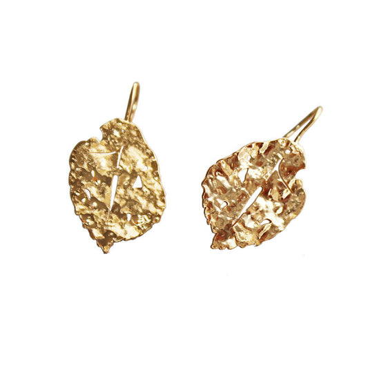 Leafy Hook Earrings