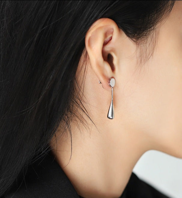 Silver Raindrop Earrings